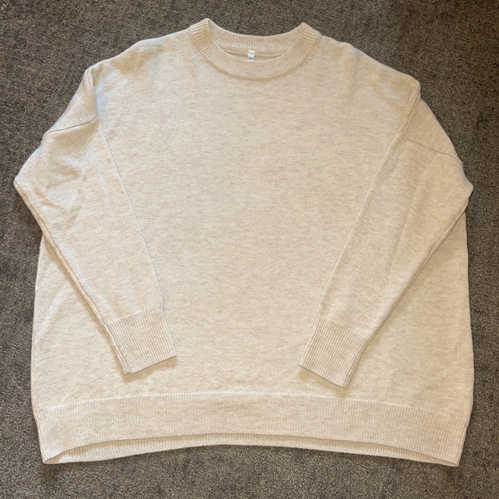 Muji brand new oversized wool / yak mix sweater